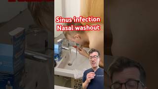 Doctor explains SINUS WASHOUT #shorts