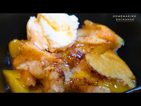 Peach Cobbler | Easy Peach Cobbler Recipe