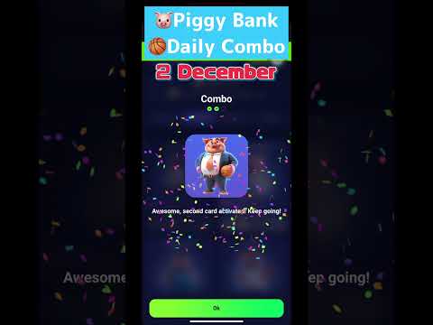 🐷Piggy Bank Daily Combo | 2&3 December #piggybank #daily #combo #Today #2december #basketballgame