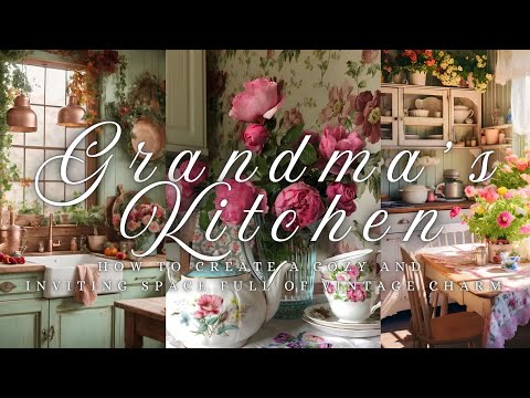 Grandma’s Classic Kitchen Decor Ideas: How to Create a Cozy & Inviting Space Full of Vintage Charm 🌻