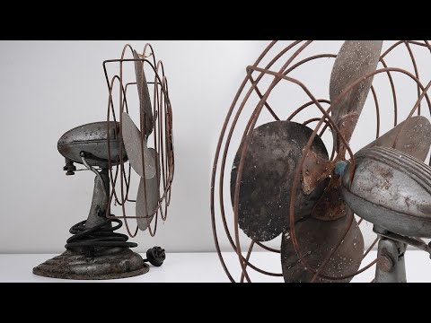 The Grossest Thing I Have Ever Repaired - 1940's Desk Fan Restoration