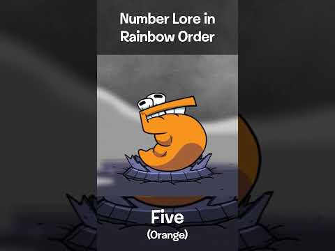 Number Lore in Rainbow Order #numberlore #mikesalcedo #five