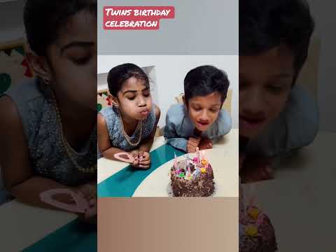 #shorts TWINS Birthday Celebration |#birthday #birthdaycelebration #youtubeshorts #twins