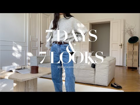 7 Days 7 Looks | A Week in Outfits | Fall/Autumn Wardrobe