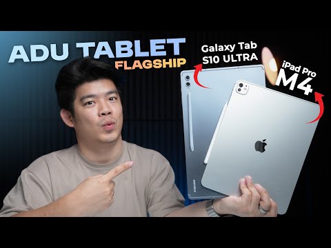 TABLET TERBAIK?! iPad Pro M4 vs Galaxy Tab S10 Ultra