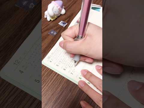 【手帳タイム】12月7日🏞能率手帳に文字を書く動画 【2倍速┊︎ASMR┊︎推し手帳】