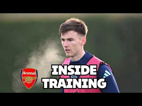 INSIDE TRAINING! Kieran Tierney has been spotted back in training for Arsenal|ARSENAL TRAINING TODAY