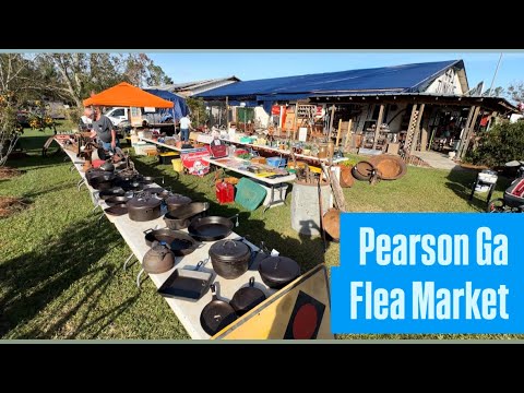 ANTIQUING AT 441 VINTAGE FLEA MARKET PEARSON GA / SHOP WITH ME FOR ANTIQUES