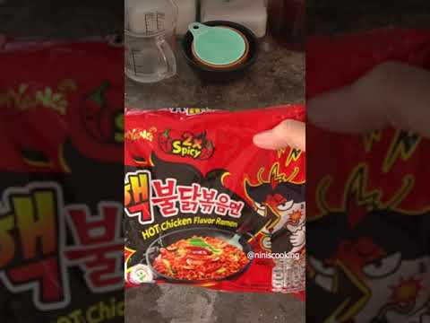 How to cook Fire noodles X2 SPICY! 🔥🔥🔥