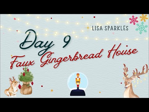 Vlogmas 2022 Day 9 | Faux Gingerbread House