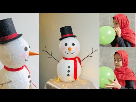 DIY Snowman ⛄| Christmas Crafts Ideas | Christmas Decorations | Paper Snowman | DIY Paper idea