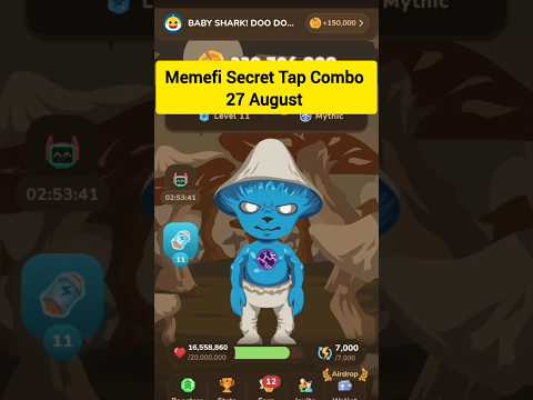 Memefi Secret Tap Combo 27 August #memefi #dailycombo