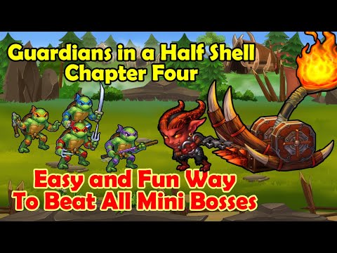 Defeat All Mini Boss Quest || Guardians in a Half Shell p.4