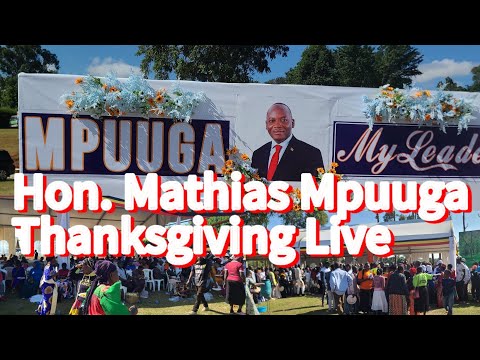 Hon.Mathias Mpuuga Thanksgiving live