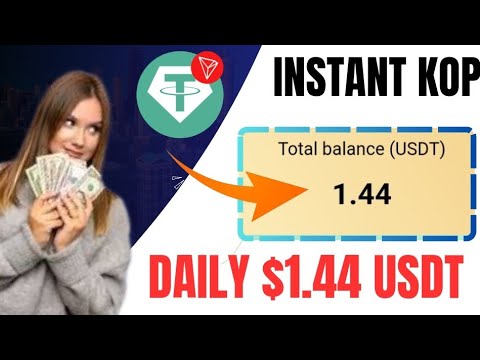 New USDT investment website in 2024 Today best application to work at home easily, make money easily