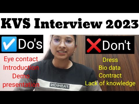 KVS interview Do's and Don't | ये गलतियाँ भूल कर भी ना करे | My own KVS experience #kvs