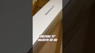 Unboxing MacBook air M2 #shorts #appleuser  #macbookair #m2macbookair