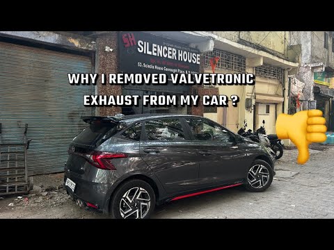 Why i removed  valve tronic exhaust from my car 😢||