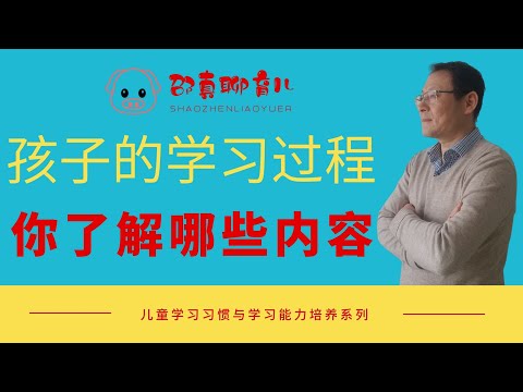 【孩子的学习过程你了解哪些内容？】儿童学习习惯与学习能力培养系列第1集|家长需要培训、孩子需要培养