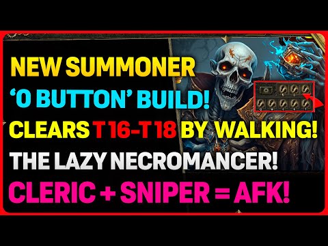 NEW Lazy Necromancer 'Hands Free' Version 1.0 | Skeleton Cleric + Mages + Snipers + Warriors!