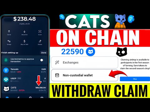 Cats Token Withdraw In On Chain | Cats Withdraw Process | Cats Claim On Chain Pay Fee Free