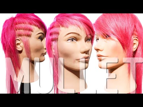 Short woman’s Mullet Hair Tutorial