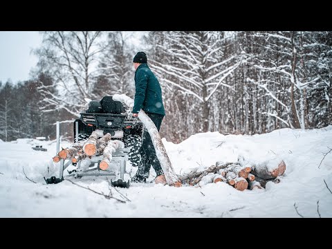 Tow Behind TIMBER SLED for (Small Scale Logging)