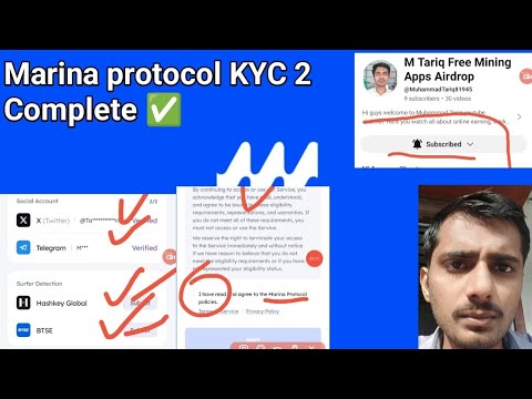 Marina protocol KYC Phase2 Complete ✅ Marina protocol KYC Complete