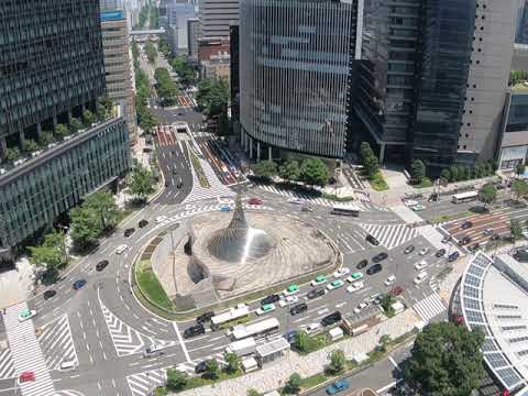 【GoProタイムラプス】名古屋駅前ロータリーを俯瞰撮影