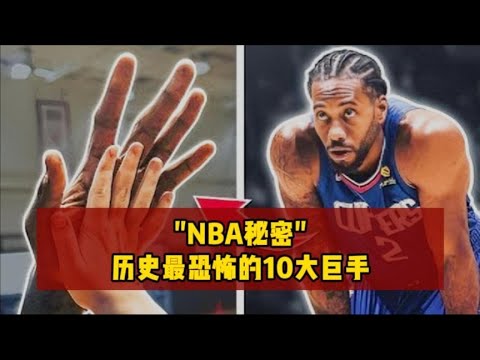 ｜【NBA趣聞】NBA歷史上的10大巨手｜