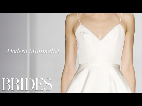 Fall 2016 Wedding Dress Trend: Modern Minimalism