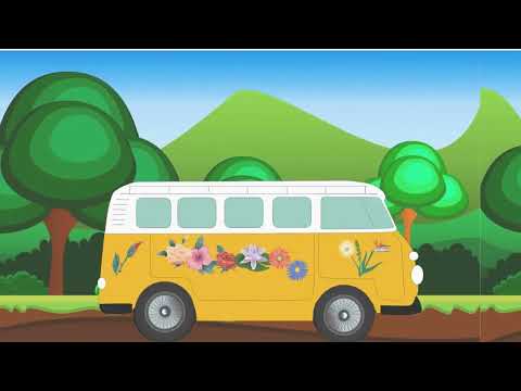 Bus Song | Nursery Rhymes |   EduCastle"