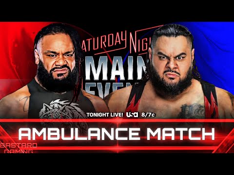 WWE 2K24 | Jacob Fatu VS Bronson Reed - Ambulance Match | Saturday Night Main Event