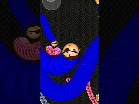 Worms zone io !! Cacing besar superhero Nick Fury || slither snake