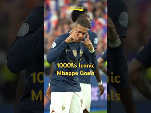 Kylian Mbappé’s Stunning Iconic Goals #zidameworld #kylianmbappé