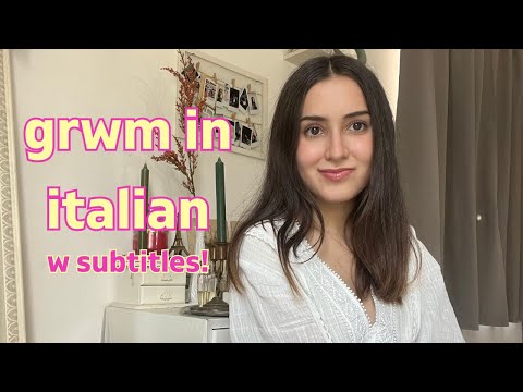 grwm in italian!!! (w subtitles)