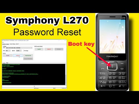 Symphony L270 CM2 Password Reset Boot key Done