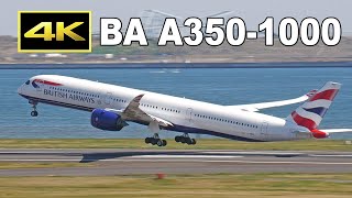 [4K] British Airways Airbus A350-1000 / ブリティッシュ・エアウェイズの依頼で撮影した A350-1000（羽田空港 2024年4月10日）