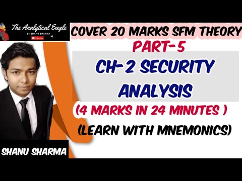 Security Analysis(SM, Past Exam)Revision with Mnemonics CA Final SFM Theory|  | TheANalyticalEagle |