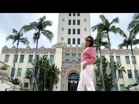 Beautiful Spanish Revival Architecture Building- Beverly Hills City Hall, CA