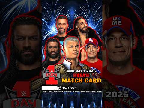 Day 1 2025 - Dream Match Card [v4] #Day1 #Bevelock #WWE #Shorts