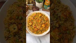 Shahi Paneer Pulao Recipe😍 #shorts #pulao #trending