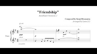 Xenoblade Chronicles 2 - Friendship (Piano Sheet Music)