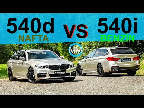 BMW 540i xDrive vs BMW 540d xDrive | BENZÍN VS NAFTA! | CO JE LEPŠÍ? CZ/SK