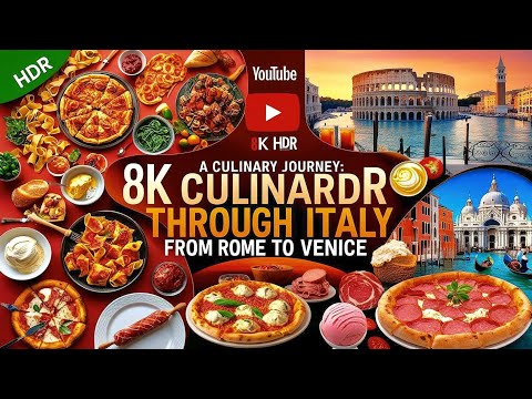 Flavors of Italy: An 8K Culinary Adventure | #ItalianFoodn #ItalyTravel #FoodTravel #8KHDR