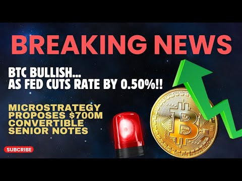 BREAKING NEWS 🚨🚨BTC IS BULLISH AS FED CUTS RATES !!