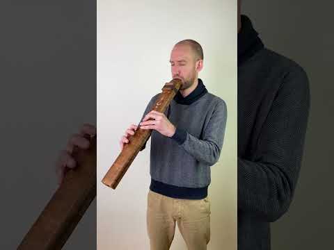 Immerse yourself in sound  #NativeAmericanStyleFlute #bassflute #droneflute #woodwind #spirit