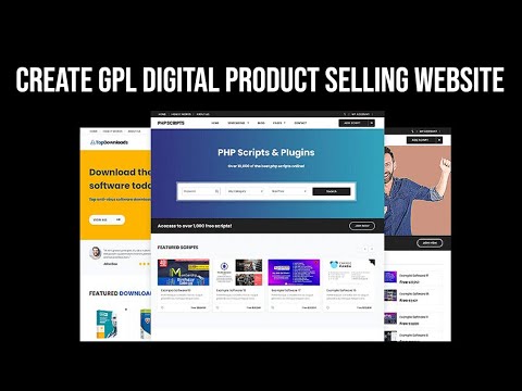 Create A Digital Downloadable Products Selling eCommerce Website I Create Your Own GPL Website