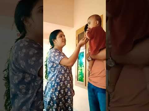 യാത്തൂസിന്റെ അപ്പാപ്പു അച്ഛമ്മ വാങ്ങിയപ്പോൾ ആൾടെ reaction #couple #vlog #baby