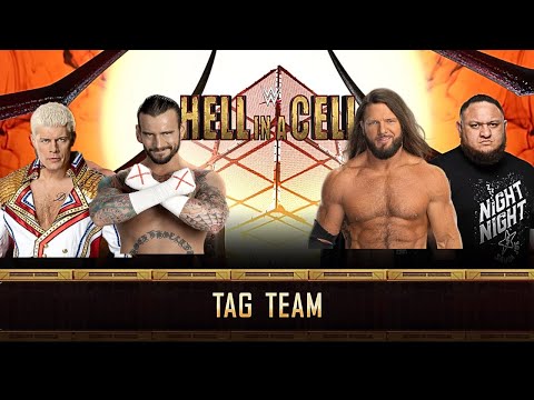 Tag Team Match | Cody Rhodes and CM Punk vs. AJ Styles and Samoa Joe